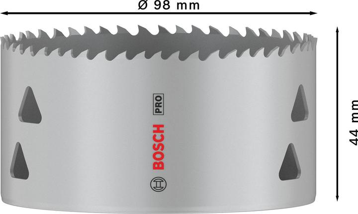 Produktbild Bosch Professional Zubehör PRO Multi Material Lochsäge, 98 mm, mit Gewinde (98 mm)
