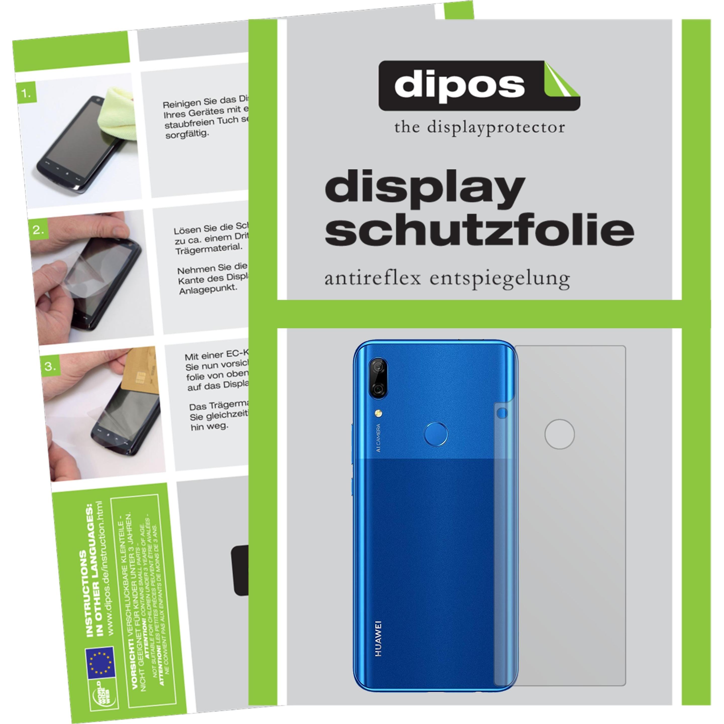 Dipos Displayschutzfolie Antireflex (1 Stück, Huawei P Smart Pro), Smartphone Schutzfolie, Transparent