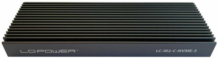 Actual product image LC-Power USB3.2 LC-M2-C-NVME-3 f. M.2 SSD drive enclosure (M.2)