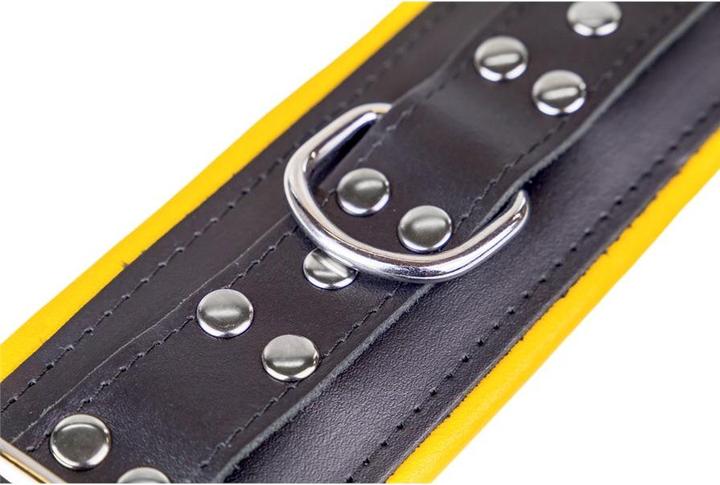 Actual product image The Red Leather ankle cuffs