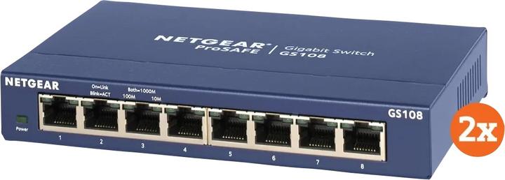 Netgear GS108 Duo Pack (8 Ports)