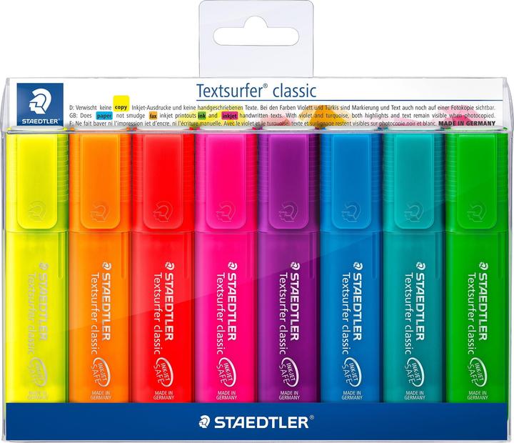 Produktbild Staedtler Textmarker Textsurfer clas 8St Etui (8x)