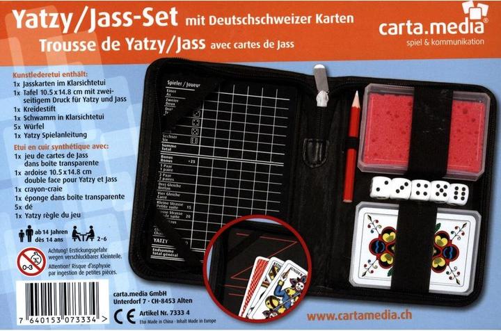 Actual product image Yatzi / Jass Set (German)