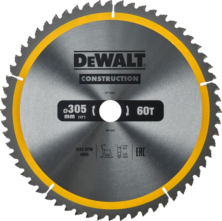 Actual product image DeWalt Kreissägeblatt