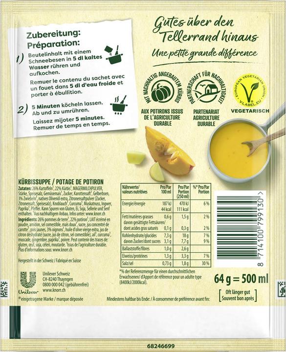 Produktbild Knorr Kürbissuppe
