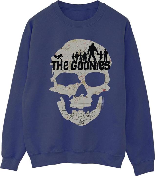 Actual product image Universal Textiles Womens/Ladies Map Skull Sweatshirt (S)