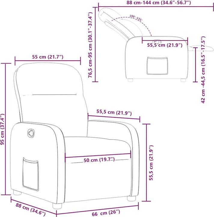 Produktbild vidaXL Relaxsessel