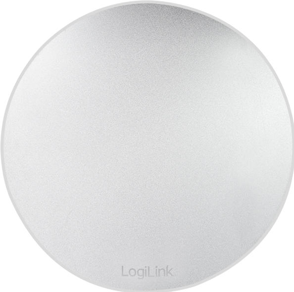 LogiLink Drehbarer Monitorständer, Aluminium Tragkraft: 5 kg, 360 Grad Rotation für richtigen Blick