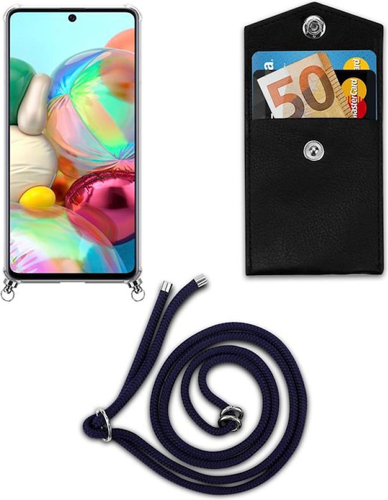 Produktbild Cadorabo TPU Handy Kette SILBER Cover