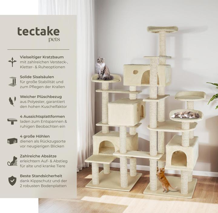 Produktbild tectake Entissar (214 cm, Beige)