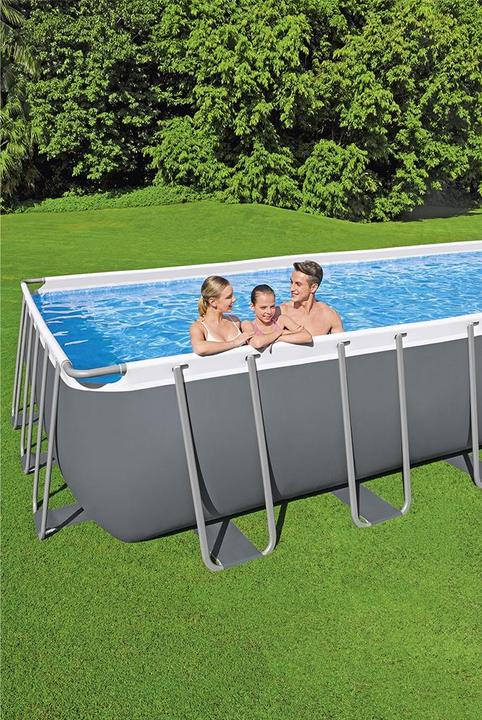 Actual product image Bestway Power Steel Frame Pool Komplett- Set 640 x 274 x 132 cm (640 x 274 x 132 cm)