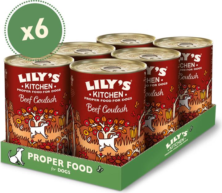 Actual product image Lily's Kitchen Wet food beef goulash, 6 x 400g (Adult, 6 pcs., 2760 g)