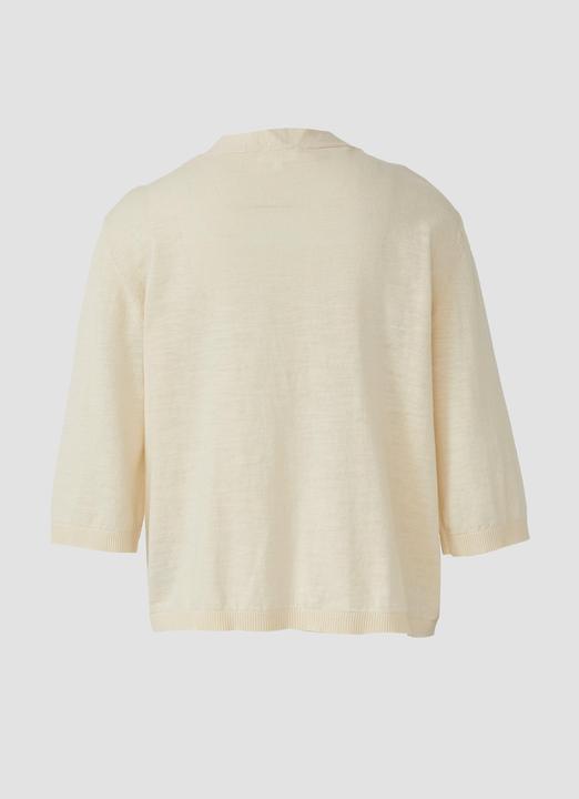 Produktbild s.Oliver Strickjacke Feinstrickcardigan aus Baumwolle mit 3/4-Ärmeln (38)