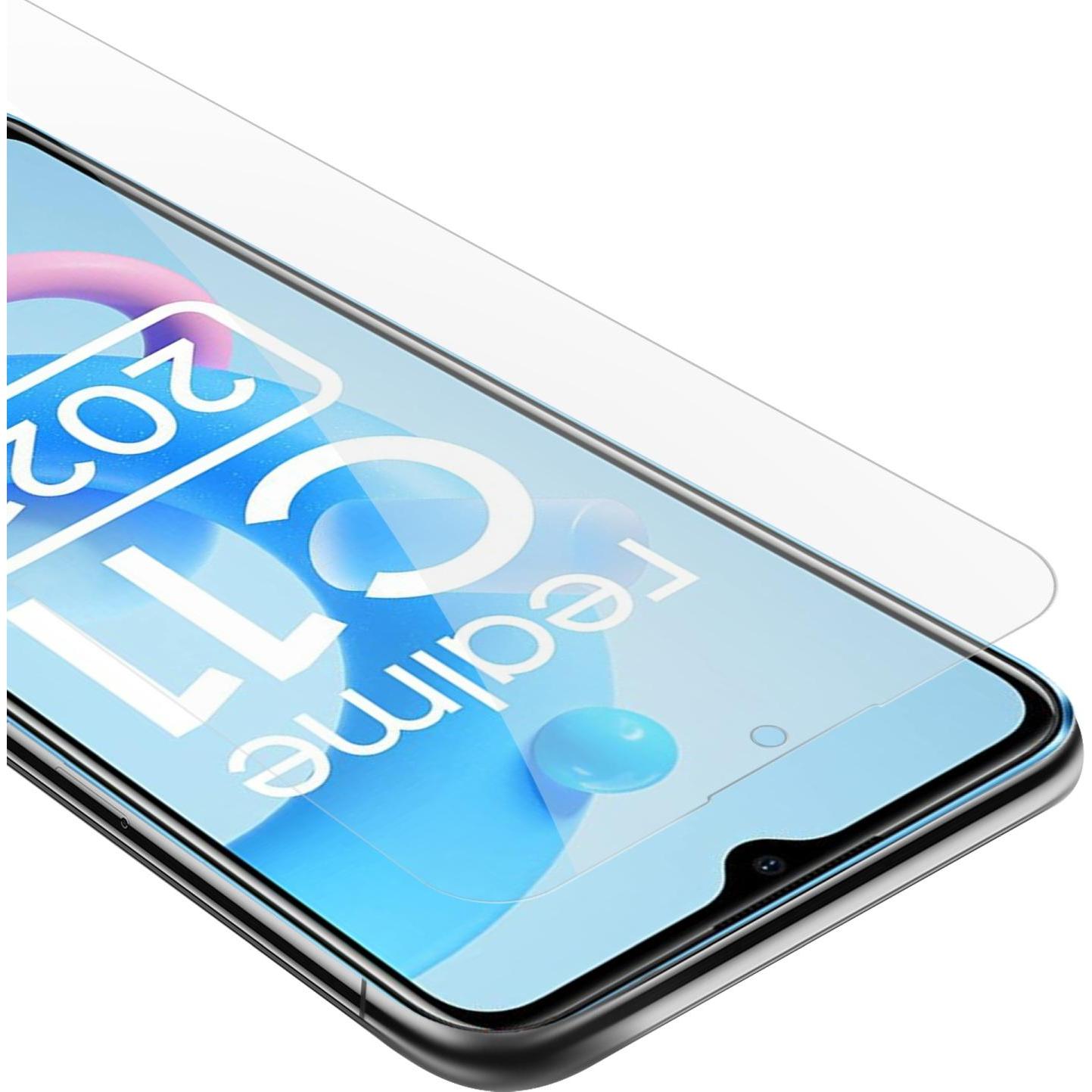 Cadorabo Tempered Schutzglas für Realme C11 2021 (1 Stück, Realme C11 2021), Smartphone Schutzfolie, Transparent
