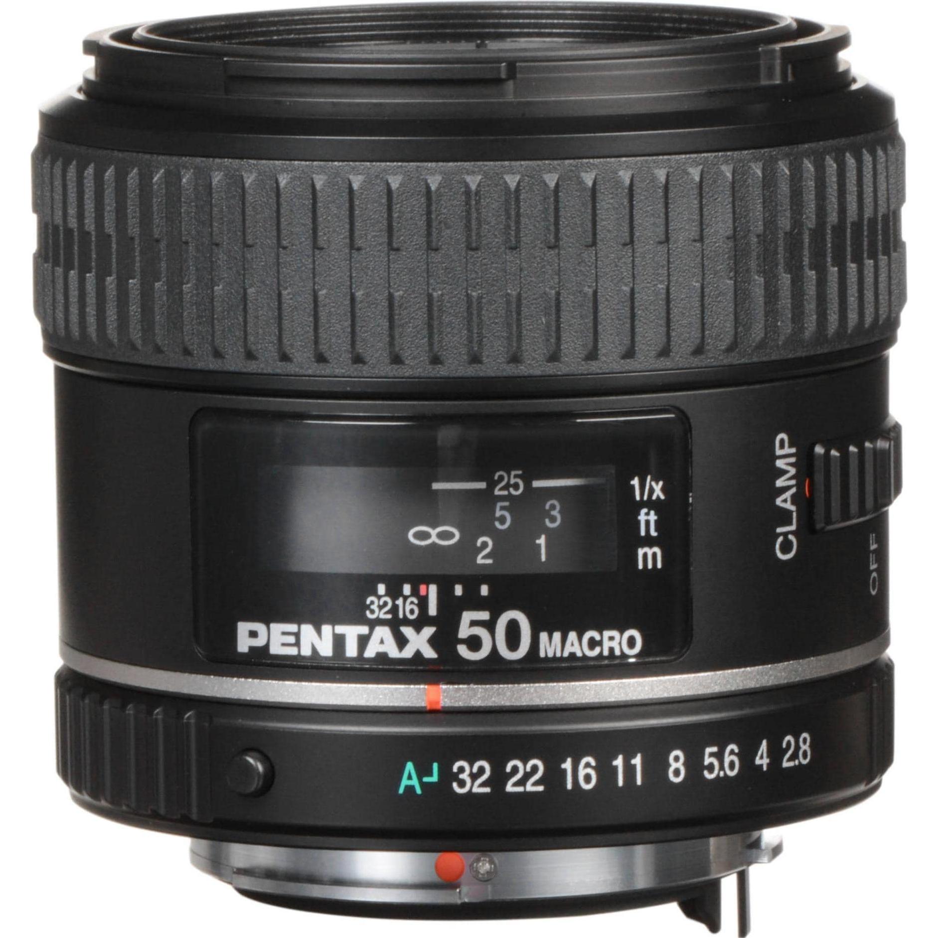 Pentax Objektiv SMC-DFA 50mm, f/2.8, Makro (Pentax K, APS-C / DX, Vollformat), Objektiv, Schwarz