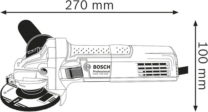 Produktbild Bosch Professional GWS 750 (115 mm)