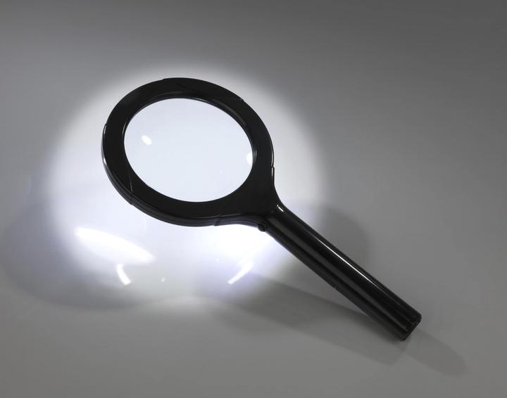 Westfalia Vergrösserungs-Lupe mit 15 LEDs, Schwarz