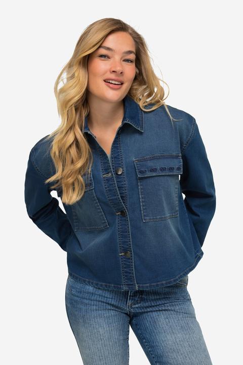 Immagine prodotto Laurasøn Jeansjacke, oversized, Stickerei (L)