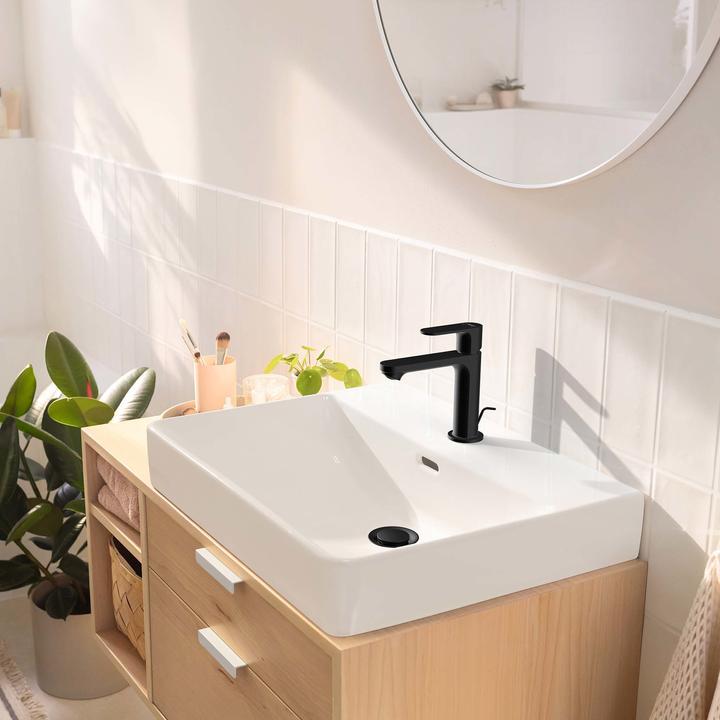 Immagine prodotto hansgrohe Miscelatore monocomando HG per lavabo Rebris S 110 CoolStart EcoSm m ZAG nero opaco