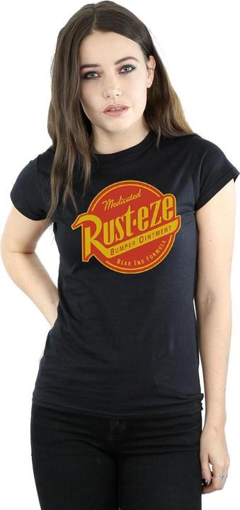 Actual product image Cars Womens/Ladies Rust-Eze Logo Cotton T-Shirt (L)