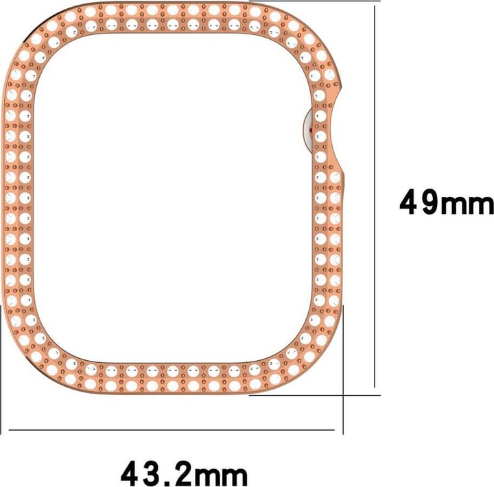 Immagine prodotto Cover-Discount Apple Watch 10 - 46 mm - Custodia protettiva con strass brillanti