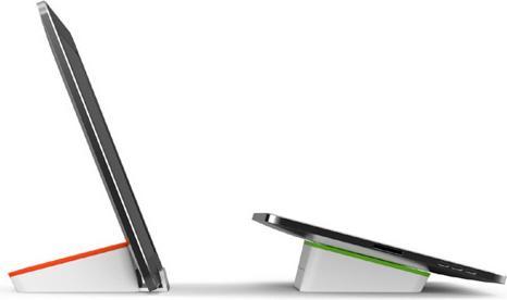 Produktbild Just Mobile BlueLounge Nest, Tablet Ständer mit Mehrwert - Grün (iPad, IPad 2)