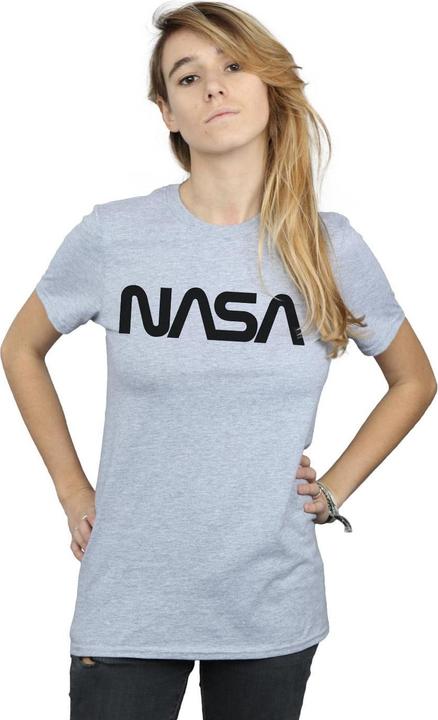 Actual product image Nasa Womens/Ladies Modern Logo Boyfriend T-Shirt (XL)