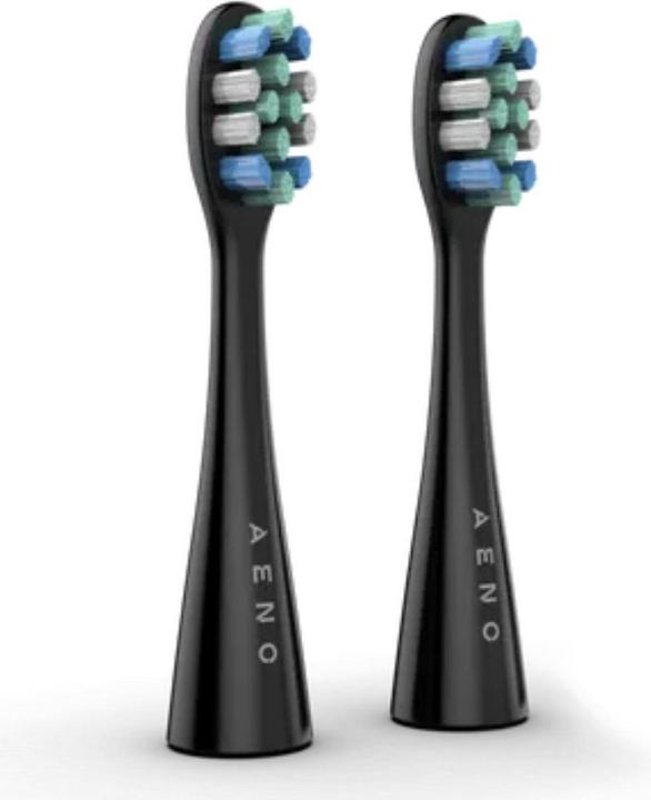 Aeno Spare heads ADBTH2-1 for Sonic brushes DB2S black, 2pcs, DuPont bristles (2 x)