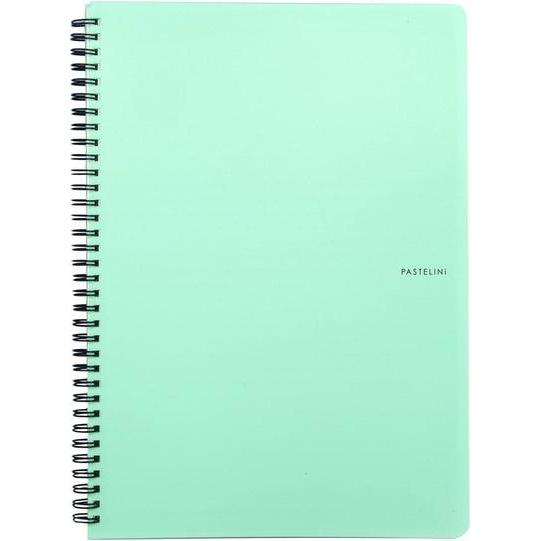 Karton PP, Heft + Block, Pastelini - Collegeblock - A4 - grün (A4, Liniert)