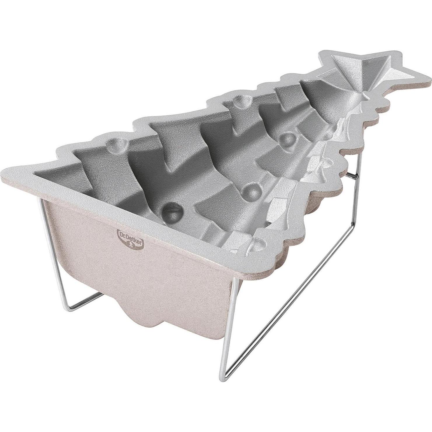 Dr. Oetker White Christmas Baking, Backform, Silber