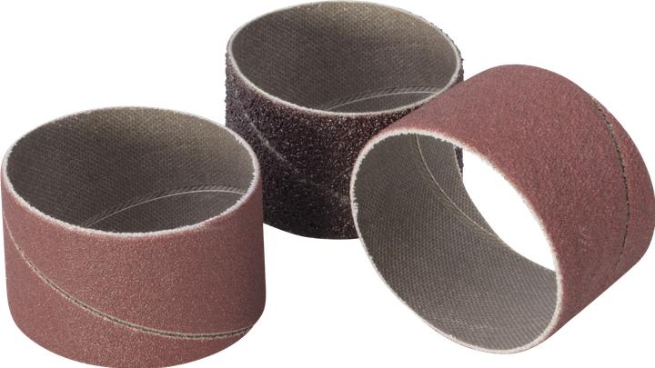 Produktbild wolfcraft 1 Schleifbänder-Set 3-tlg. ø45mm (150, 50, 80)