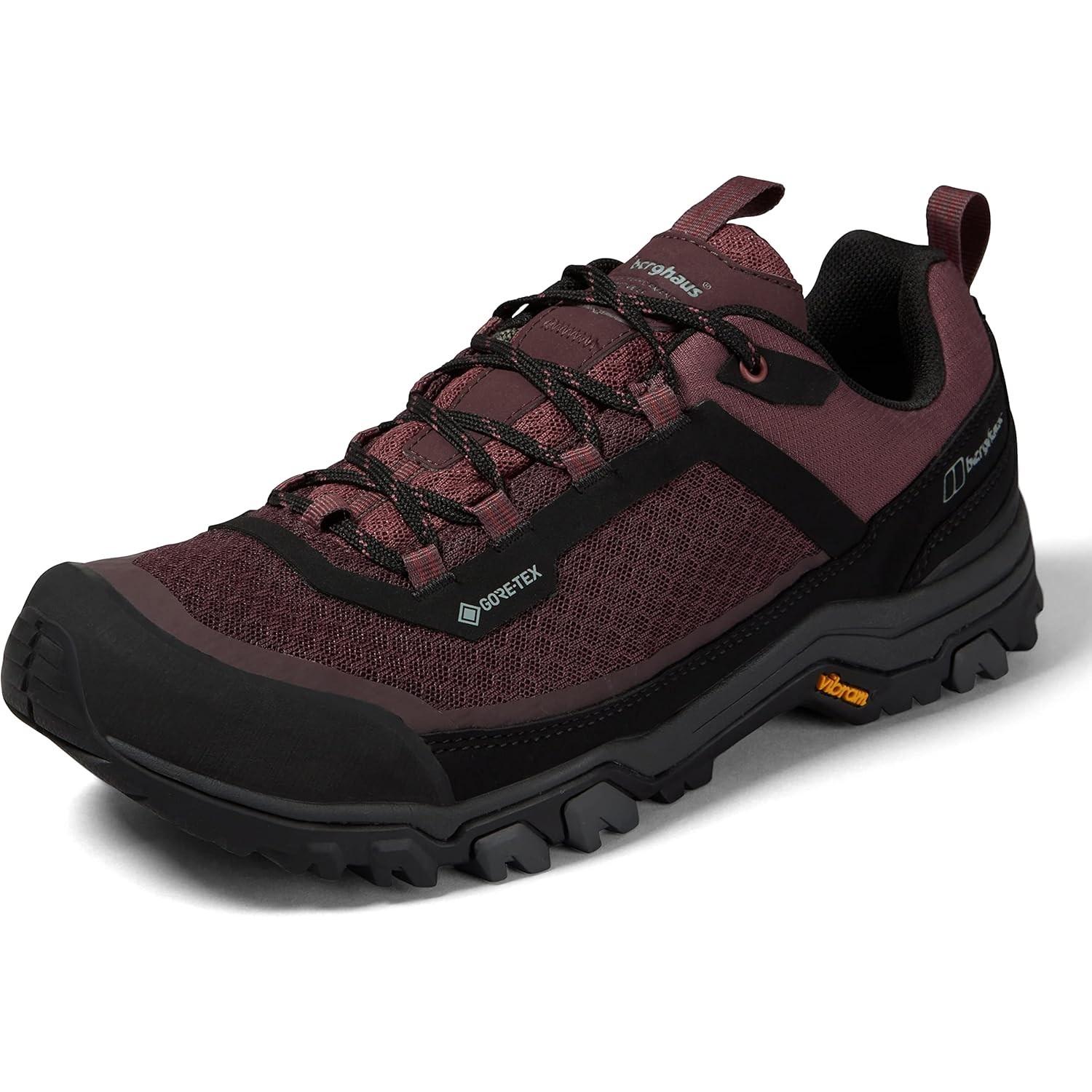 Berghaus, Donne, Scarpe da escursionismo, Ground Attack Active Gore-Tex (41.5), Rosso