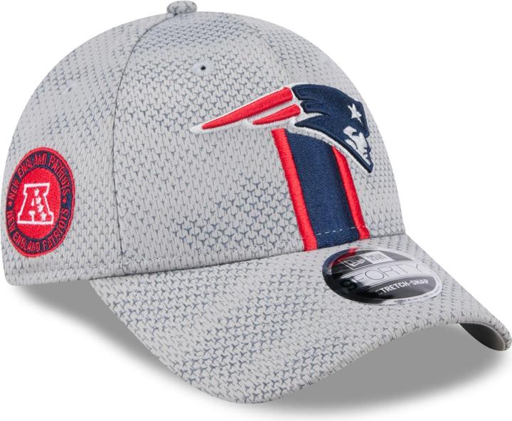 Actual product image New Era 9Forty Stretch Cap SIDELINE New England Patriots gry (One size)