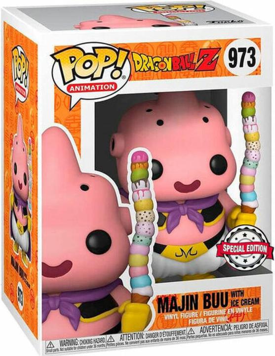 Actual product image Funko DRAGON BALL Z - Booble Head POP N° xx- Buu Avec Glace + T-shirt (S)