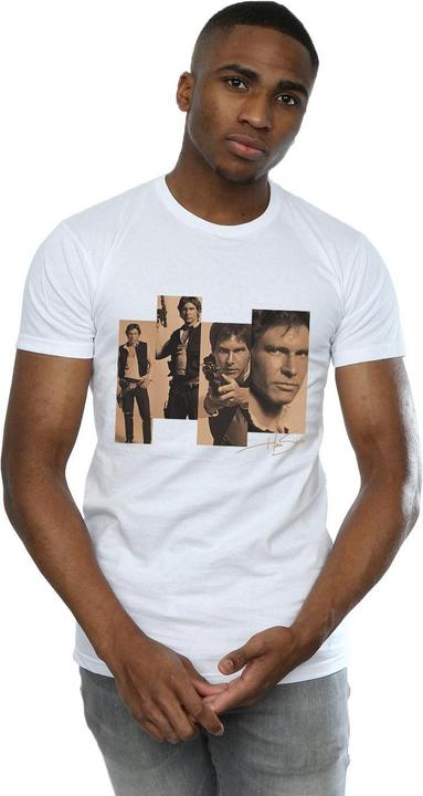 Actual product image Star Wars Mens Han Solo Photoshoot T-Shirt (XXL)