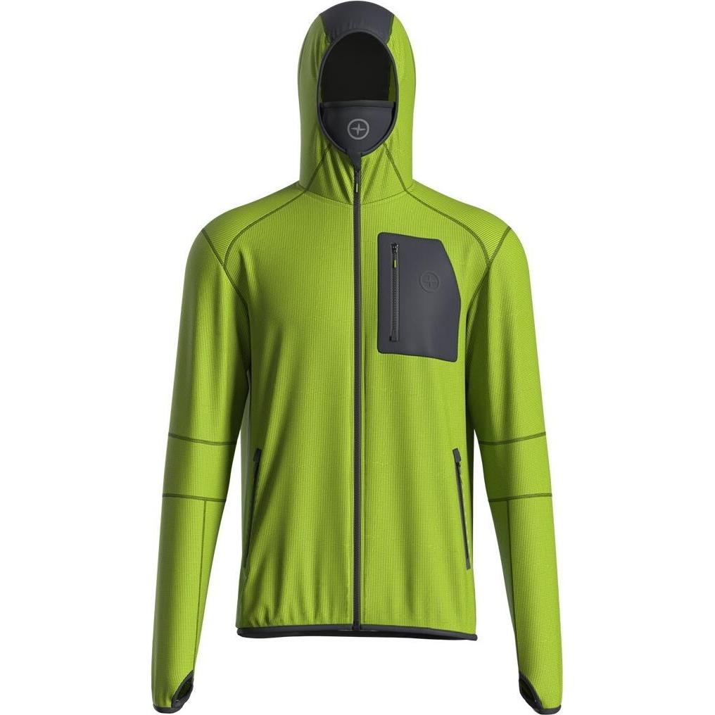 Great Escapes, Herren, Jacke, reissverschluss-hoodie crater (XL), Grün, XL