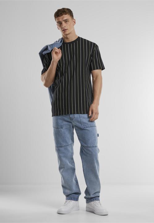 Produktbild Urban Classics Printed Pinstripe Tee - 179649 (S)
