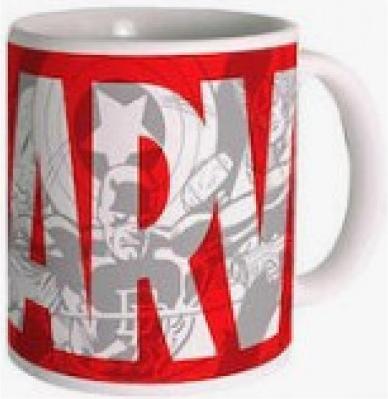 Actual product image Semic Marvel Comics mug Big Logo (300 ml)