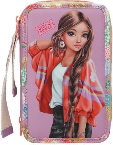Produktbild Magni DEPESCHE TOPModel Federtasche 3fach GIRLPOWER mit Anhänger gefüllt