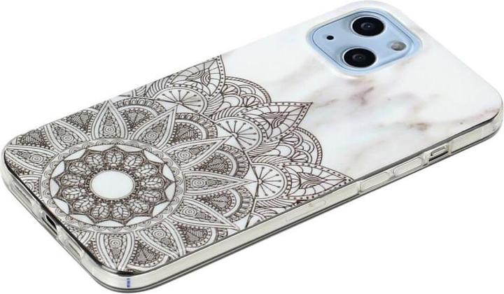 Image du produit Cover-Discount iPhone 14 Plus - Etui en caoutchouc silicone Marbre Mandala (Apple iPhone 14 Plus)