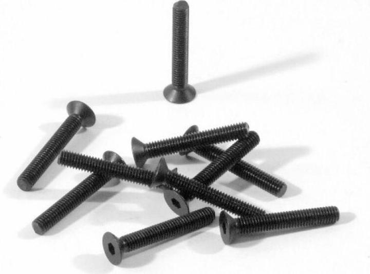 HPI Tête fraisée M3x20mm 10 pcs (par 4) (10 Vis par pièce)