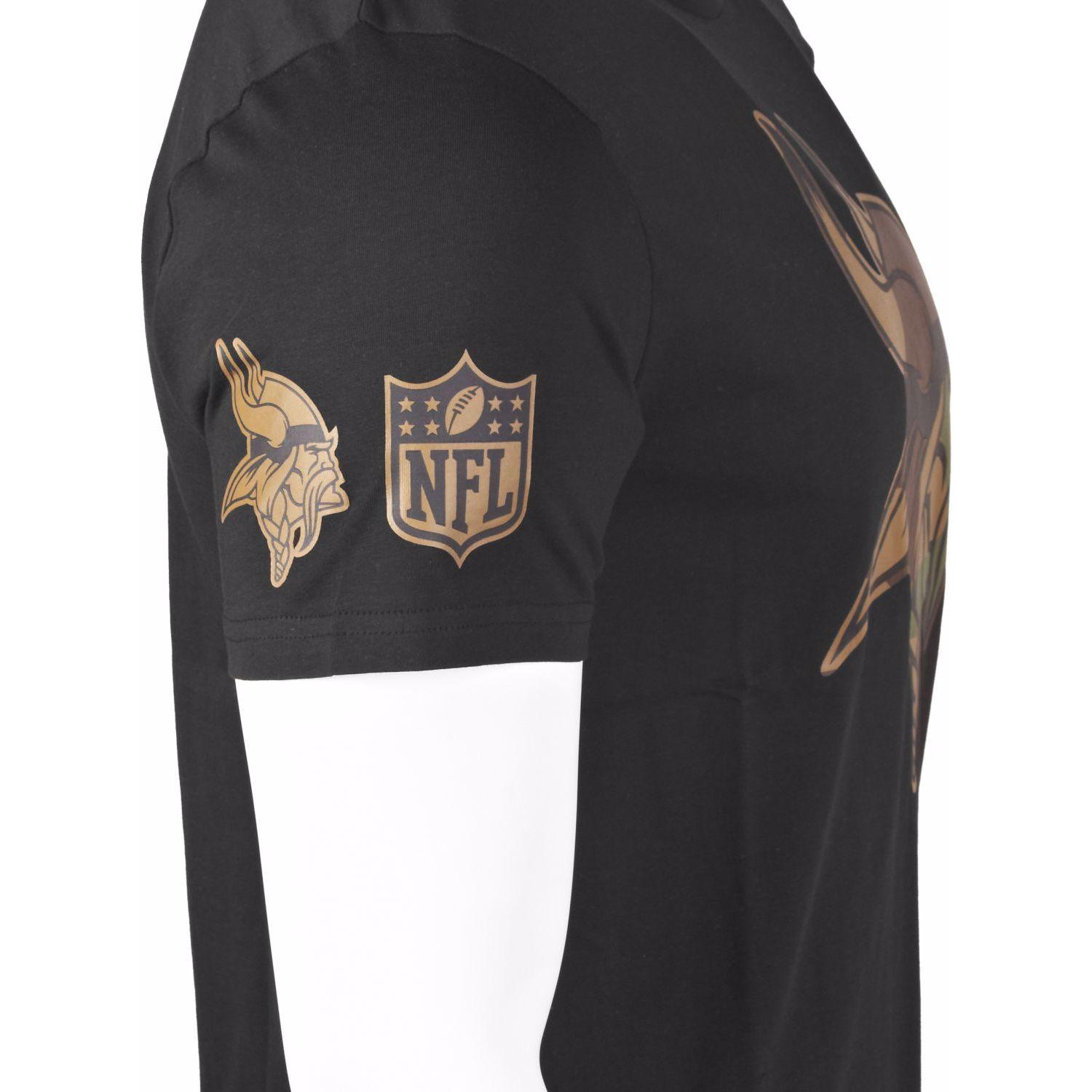 Thumbnail - New Era, Herren, Shirt, NFL Minnesota Vikings, Schwarz, (S)