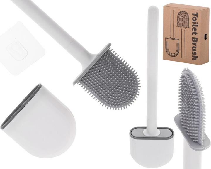 Ikonka Brosse à WC avec bol