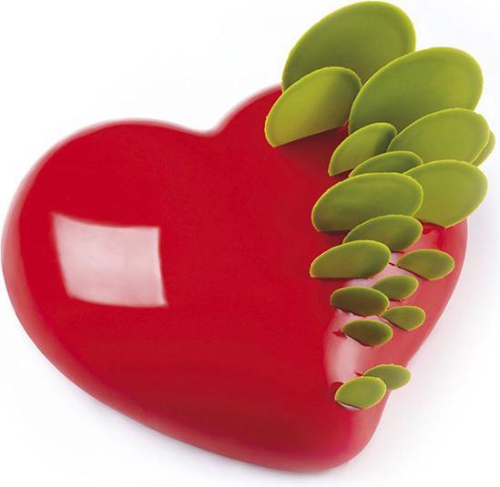Produktbild Pavoni Herz gross 3D, Silikonform (5.80 cm)