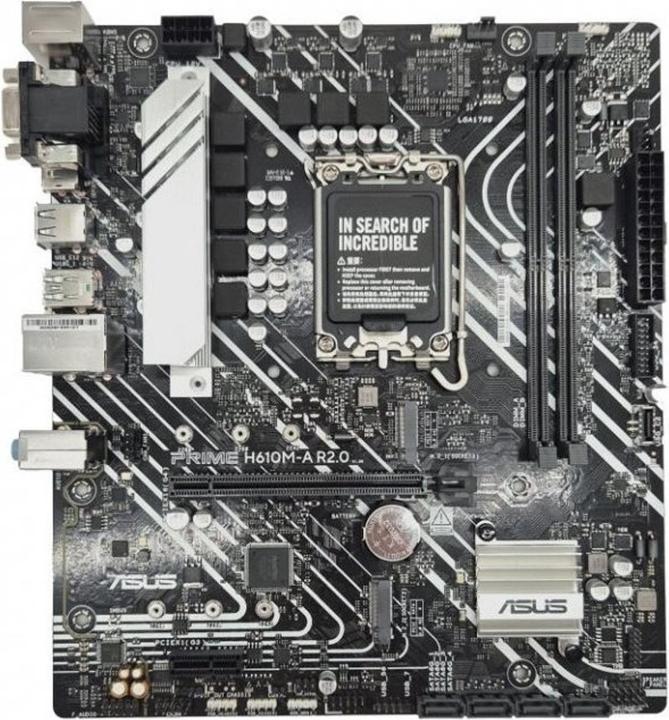 Immagine prodotto ASUS PRIME H610M-A R2.0 S1700/DDR5/DP-HDMI-VGA/2xM (LGA 1700, AMD H610, mATX)