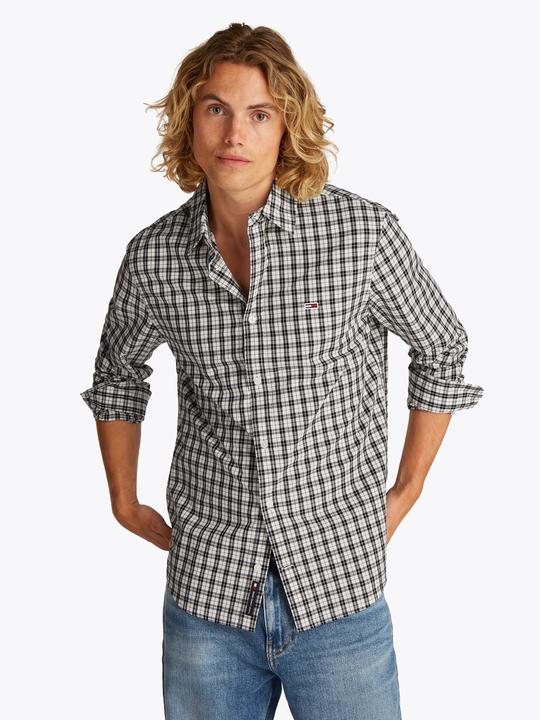 Produktbild Tommy Jeans TJ Reg Poplin Check Langarmhemd (M)