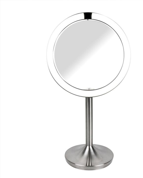 Actual product image Homedics Twist Make-up-Spiegel Freistehend Rund Edelstahl (16 x 16 x 37 cm)
