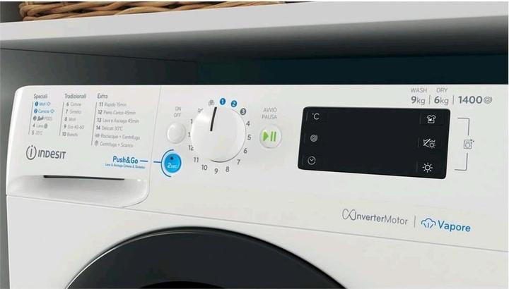 Actual product image Indesit Freestanding washer-dryer BDE 96436 WKV IT - BDE 96436 WKV IT