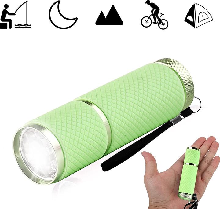 Actual product image Werkstein Mini aluminium LED torch - Assorted (set of 4) (10 cm, 45 lm)