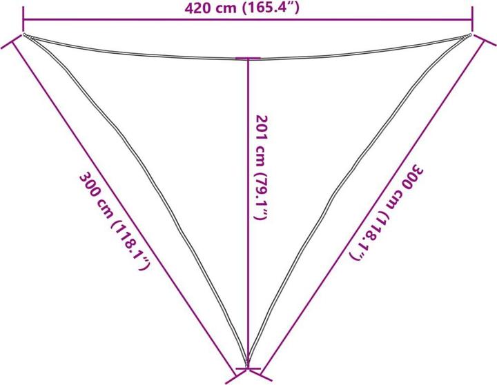 Produktbild vidaXL Sonnensegel (300 x 300 cm)